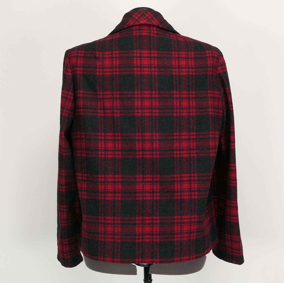 VTG Pendleton Traveller Buffalo Plaid Virgin Wool Shirt Jacket S/M True ’50s VTG