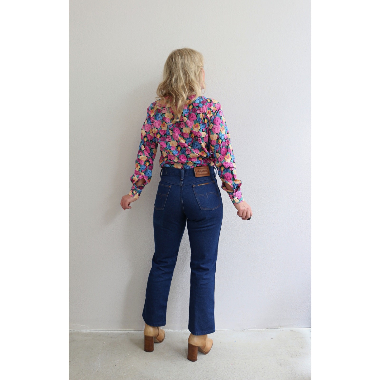 2000’s Vintage Maus & Hoffman Floral Blouse Women’s XS SM MD Liberty Art Fabrics