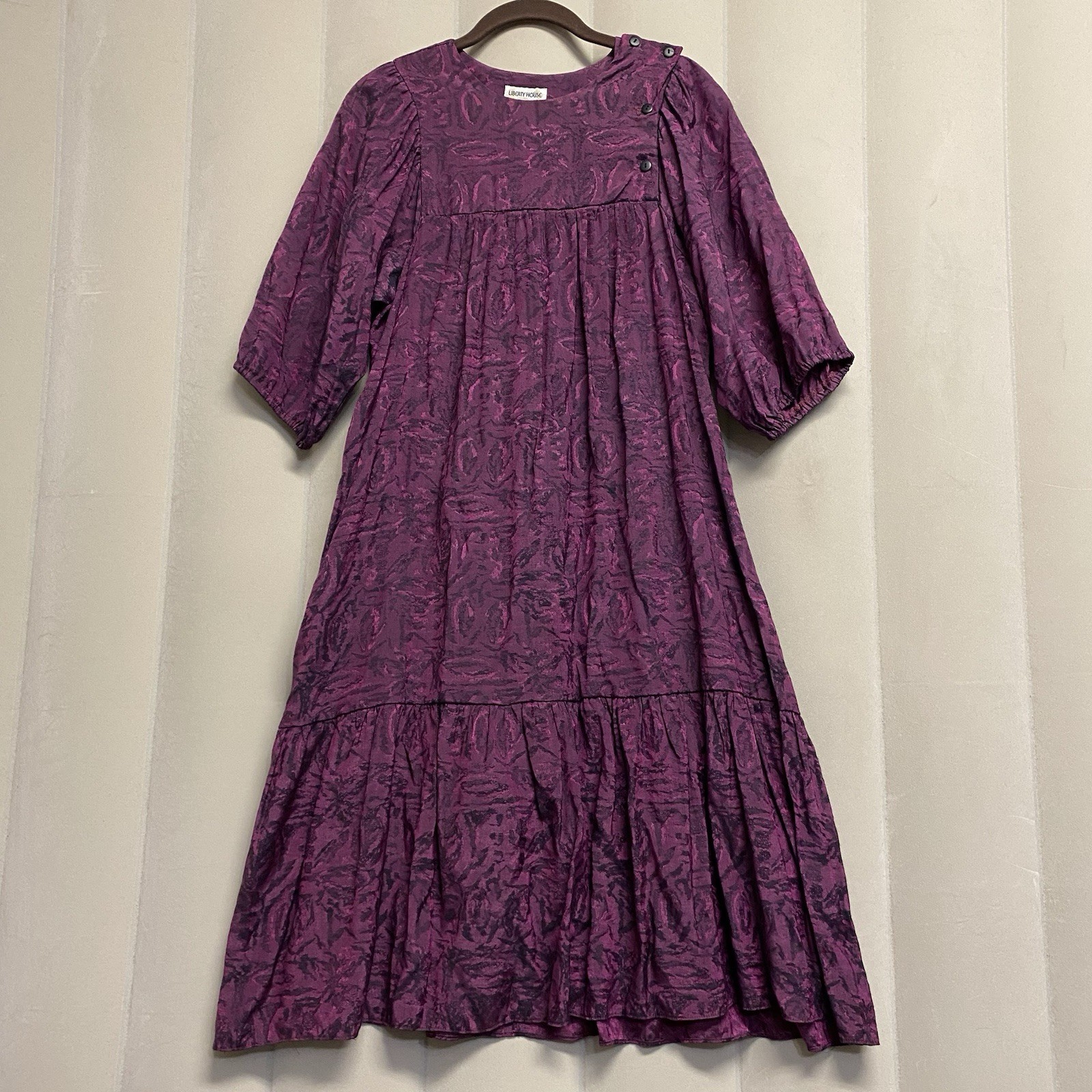 Vintage Liberty House Women’s Dress Small Hawaiian Muumuu Midi Vacation