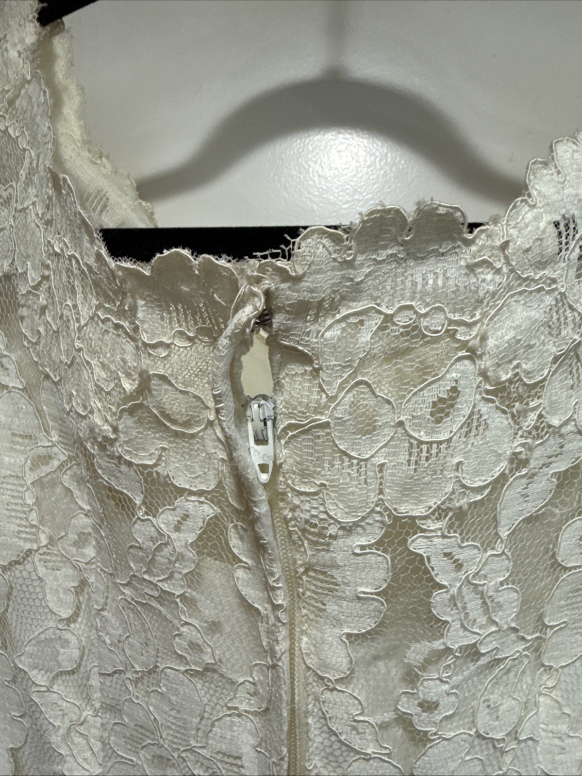***ANTIQUE/VINTAGE 1967 Lace Sheath LS Wedding Dress w/Satin Cape Sz 5/6 L@@K***