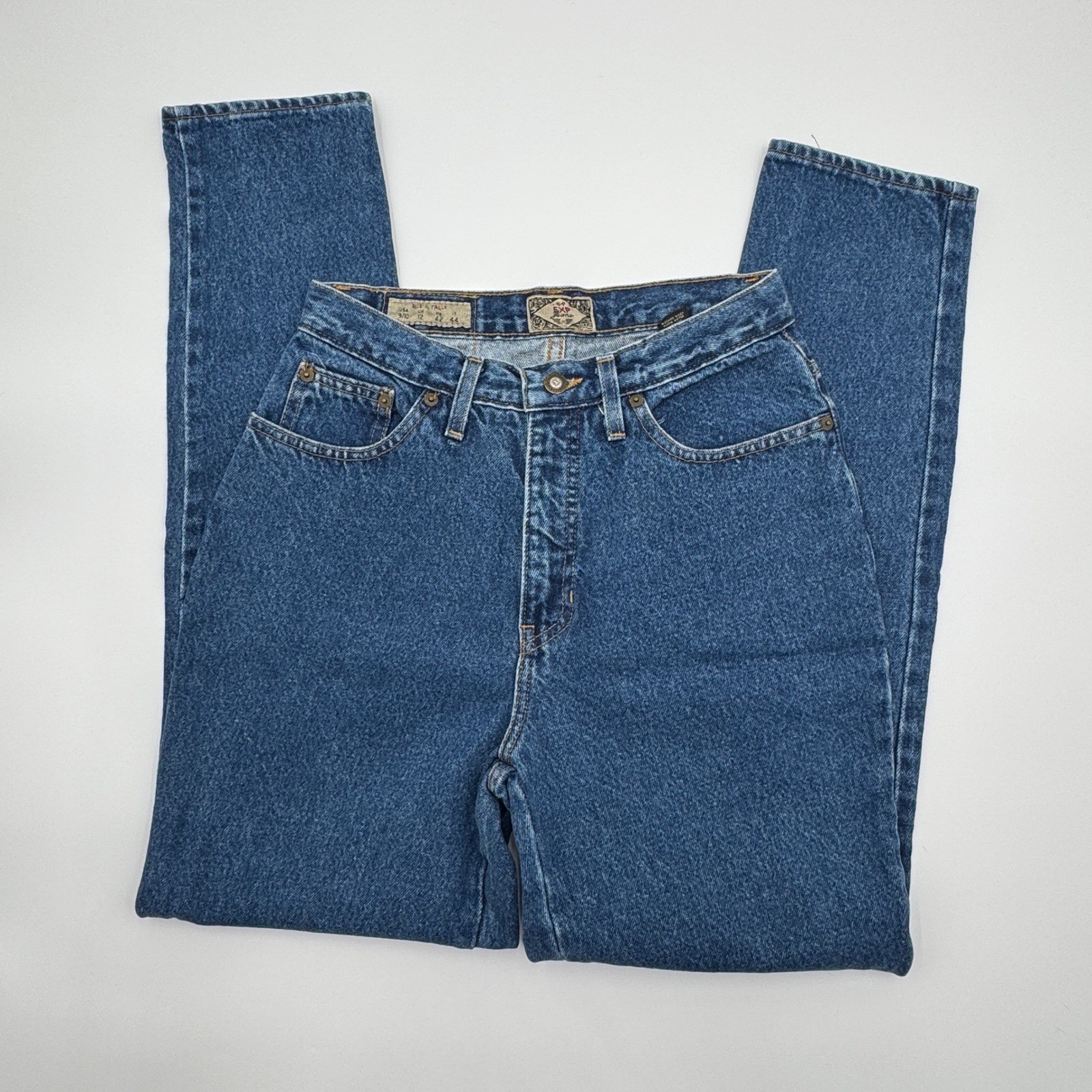Vintage Express No 4 EXP Jeans High Rise Tapered Leg Medium Wash Womens 9/10
