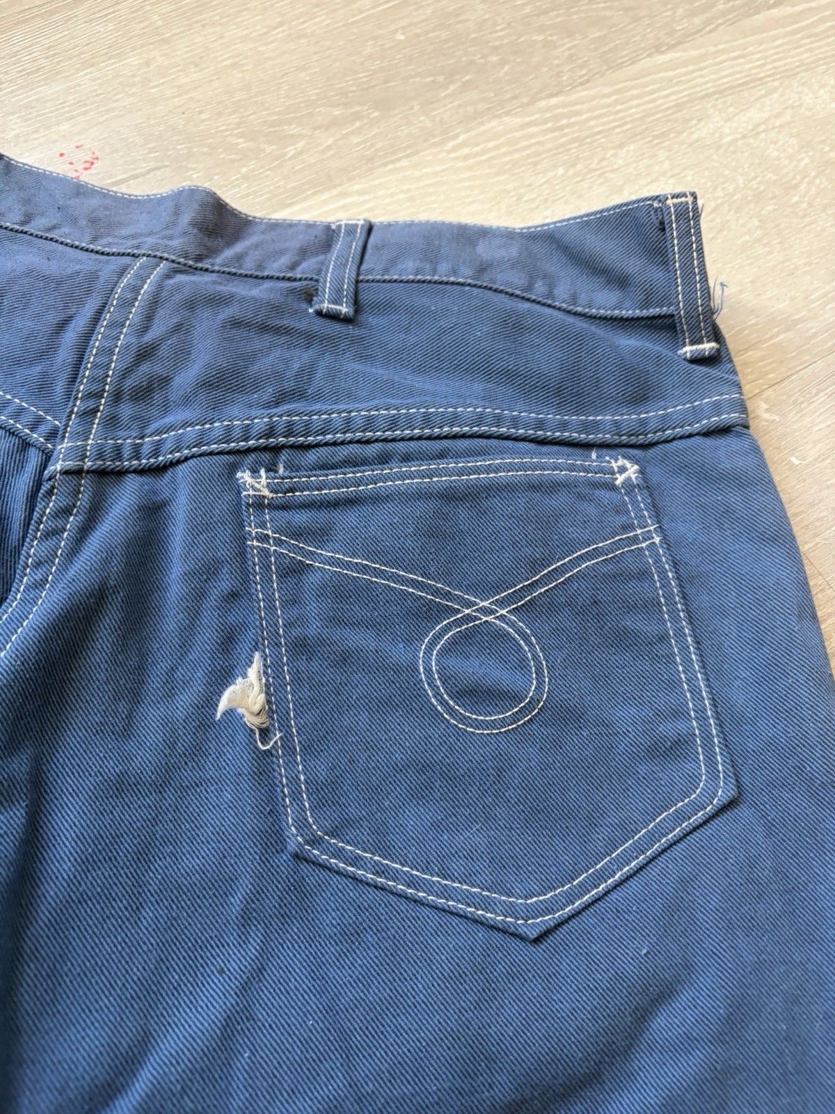 Vintage 60s-70s Blue Sears Jeans Women’s Denim Pants Straight Leg