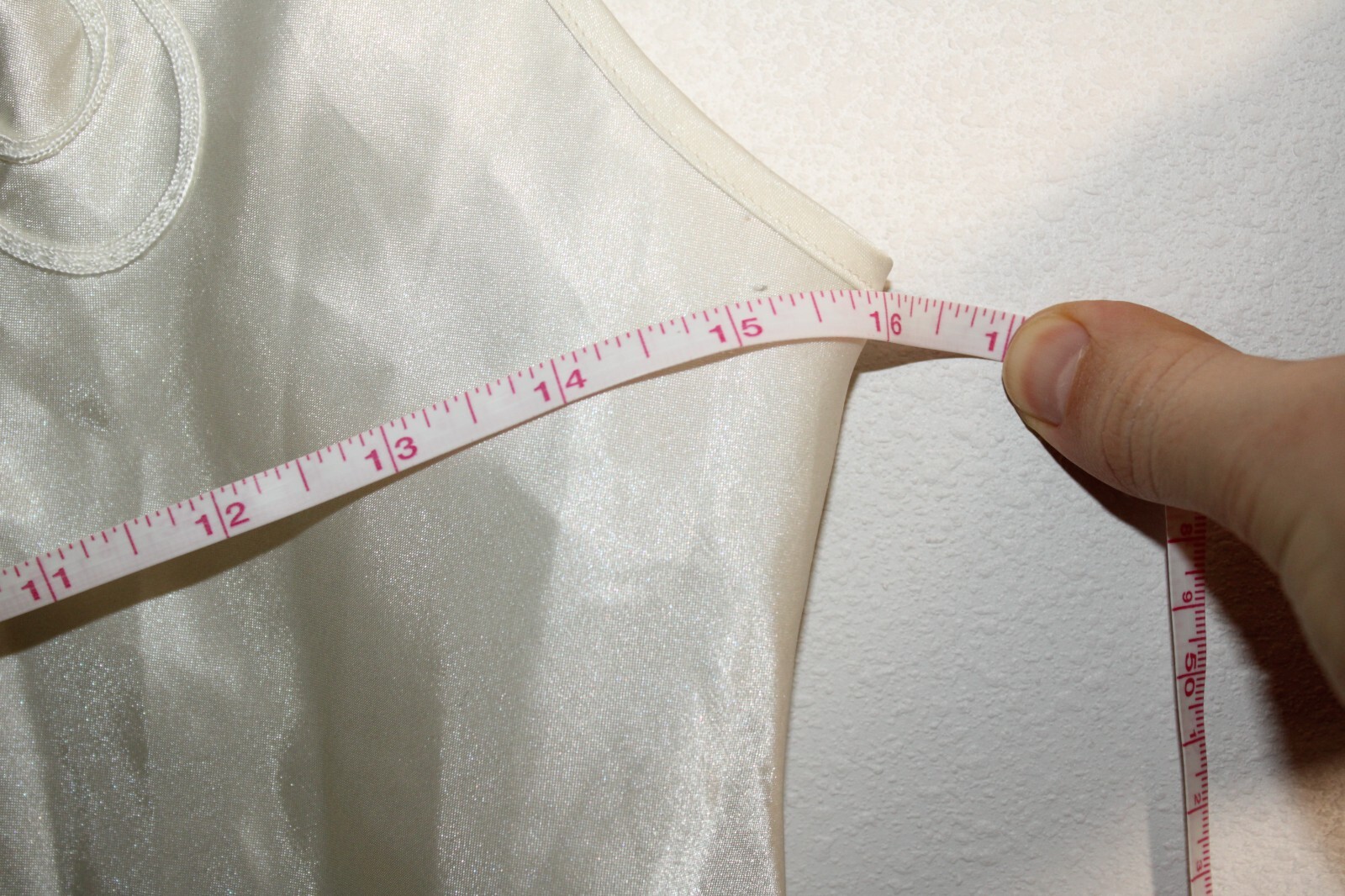 Vintage Nightgown No Size RN31289 Cream Off White Slip Night Sleepwear
