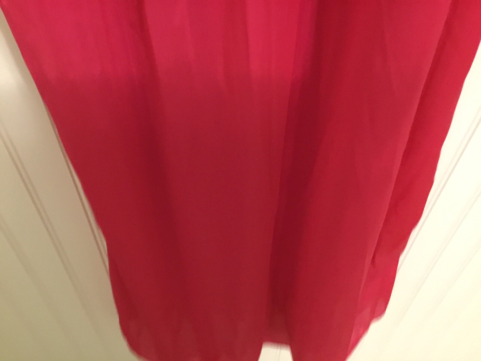 Vintage Paramount New York Peignoir Set Size Large Pink Nylon (flaw In Robe)