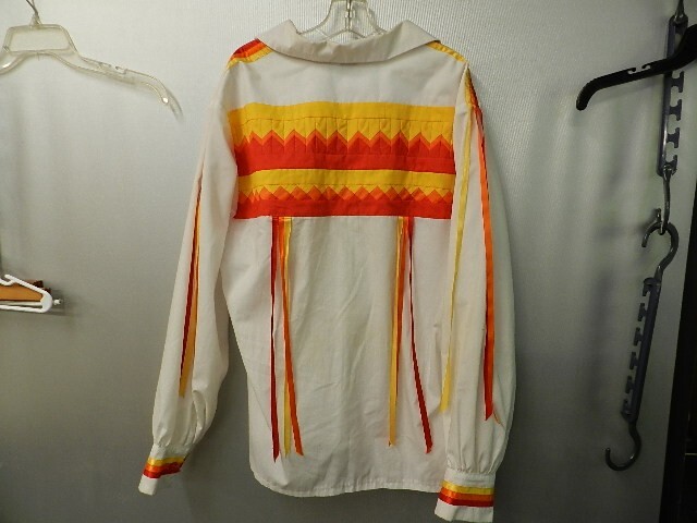 Womens ladies Native American Design Cotton bright vivid colors pull over med