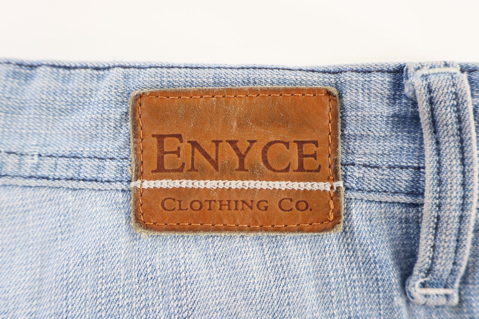 Enyce Light Wash Denim Shorts