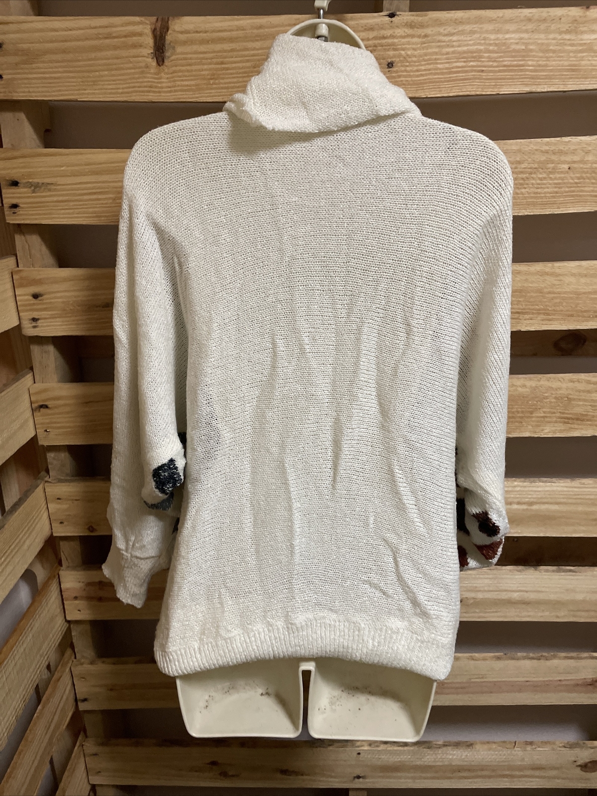 Vintage 1980’s 20 Ams Mariea Kim Fox Turtleneck Sweater Woman’s Medium JD