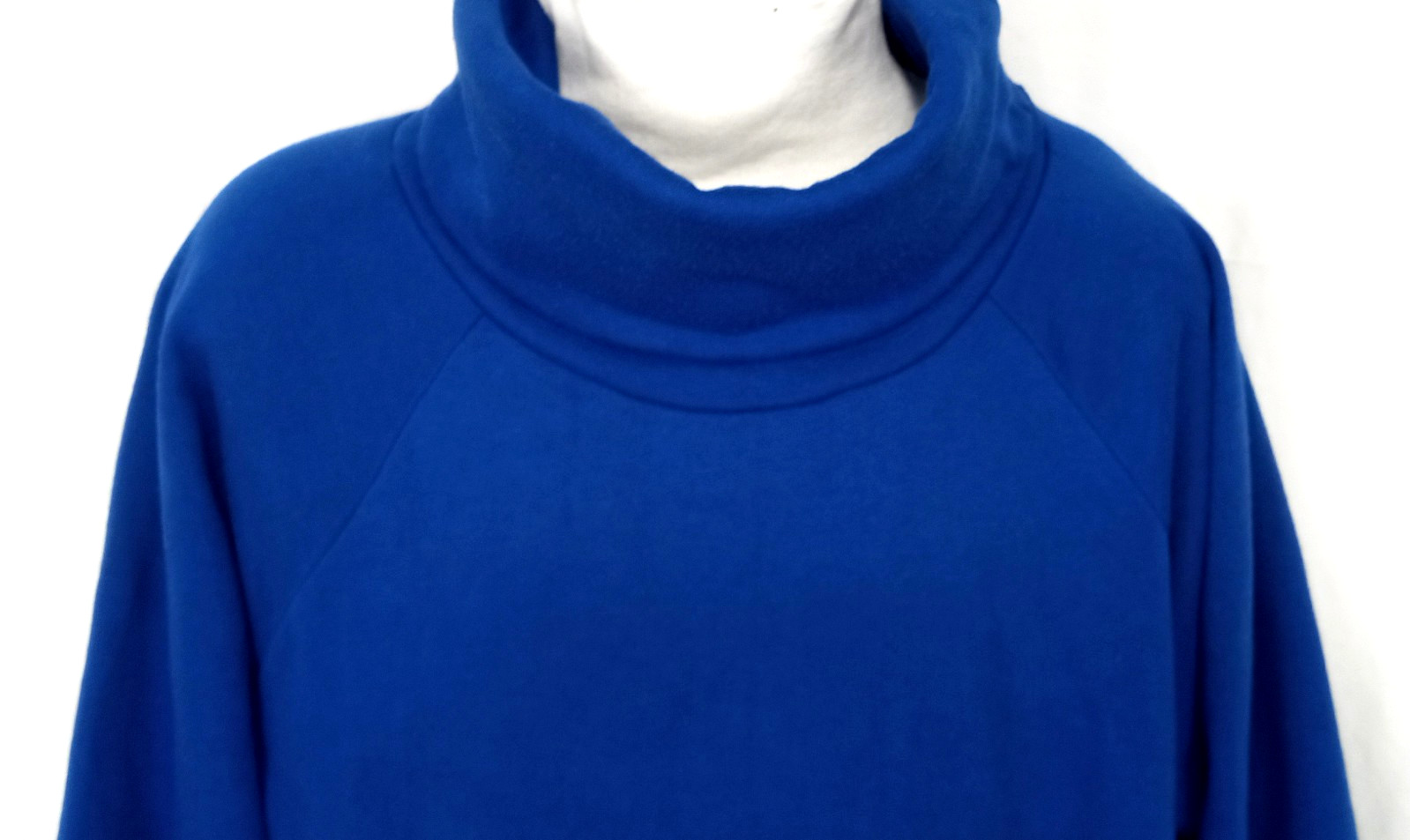 Vintage Pull Over Country Preppy Women’s Royal Blue Utility Dress Turtle Neck