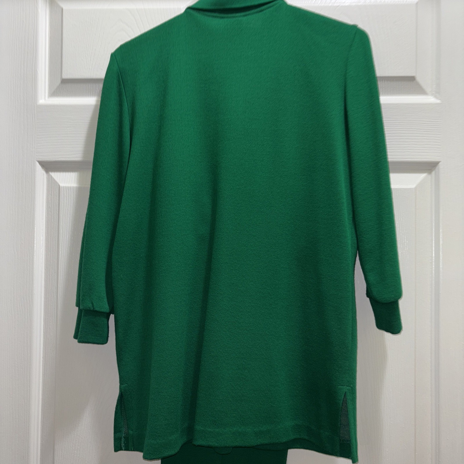 Vintage California Wear Green & Gold Matching Christmas Outfit Size 8- Made USA