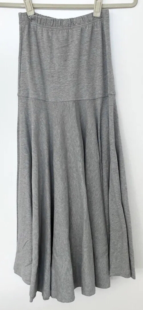 Vintage Molto Fino S Cotton Skirt Heather Gray Fit And Flare 30s Style