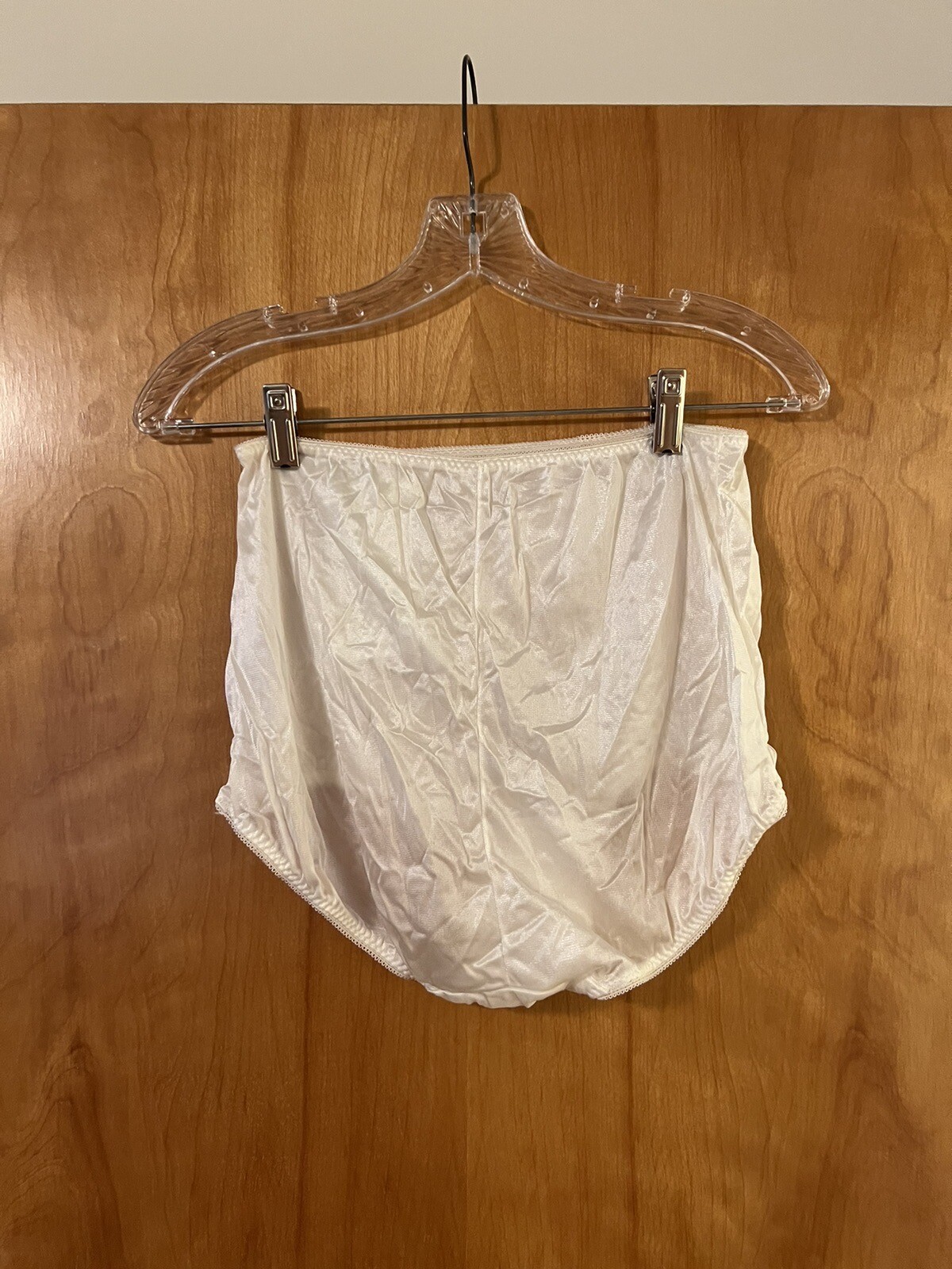 Montgomery Ward WARDS BEST Panties White Vintage Nylon Satin NWT Size 7 38-40