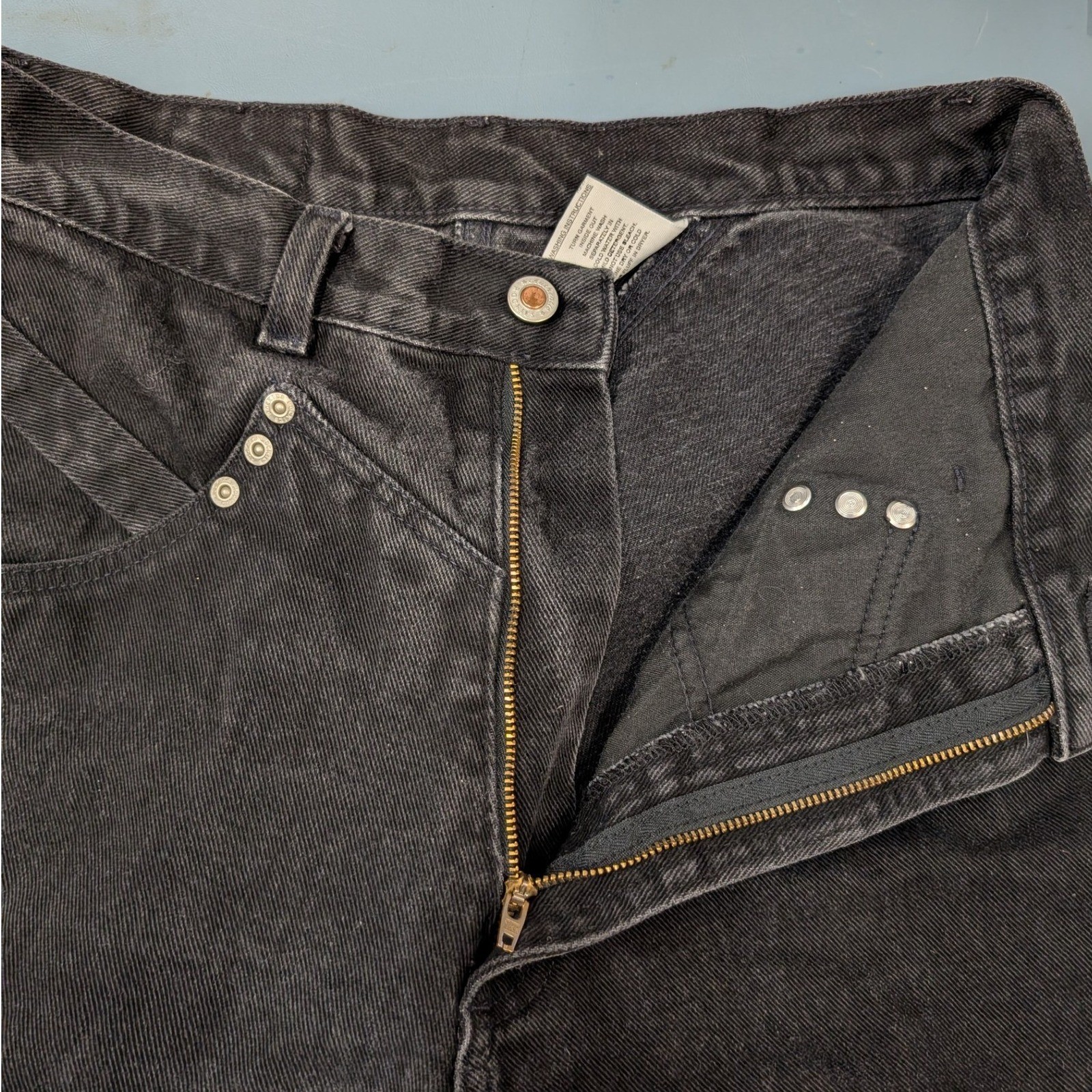 Vintage Rockies High Waisted Western Studded Black Jeans 32/13 26 430215