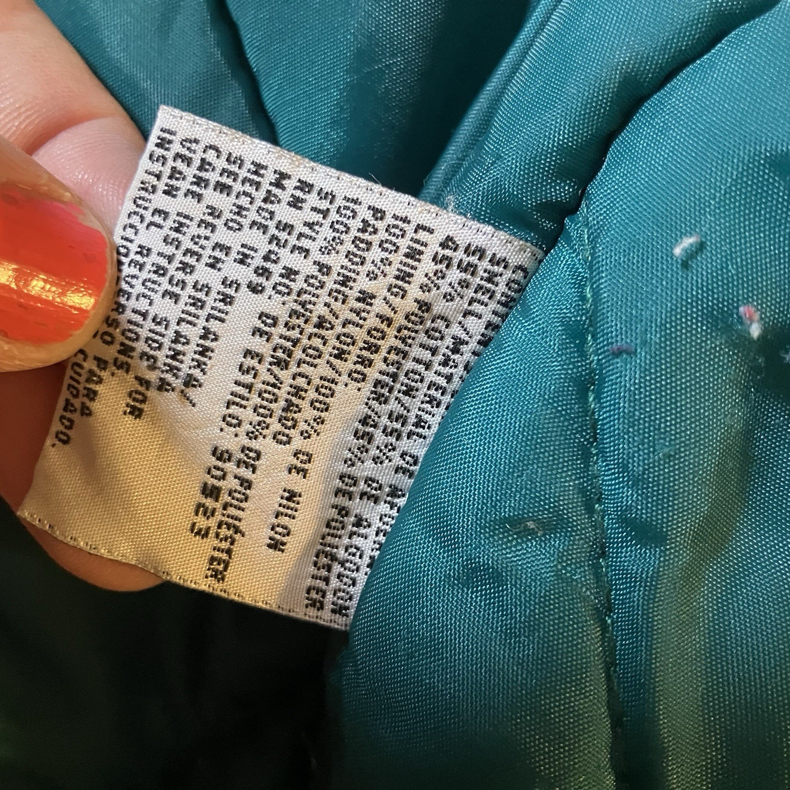 Vintage Out Brook Jacket Plaid Patches Teal Women’s Coat Size Medium