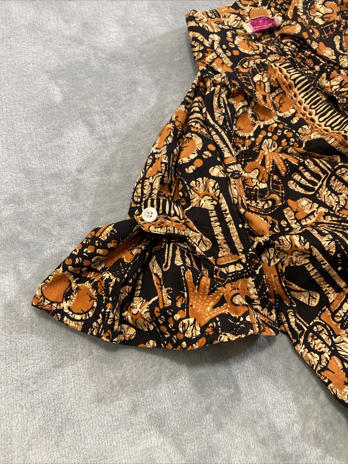 Vintage 70’s Irene Kasmer Button Down Shirt, Blouse Retro Women’s Sz S