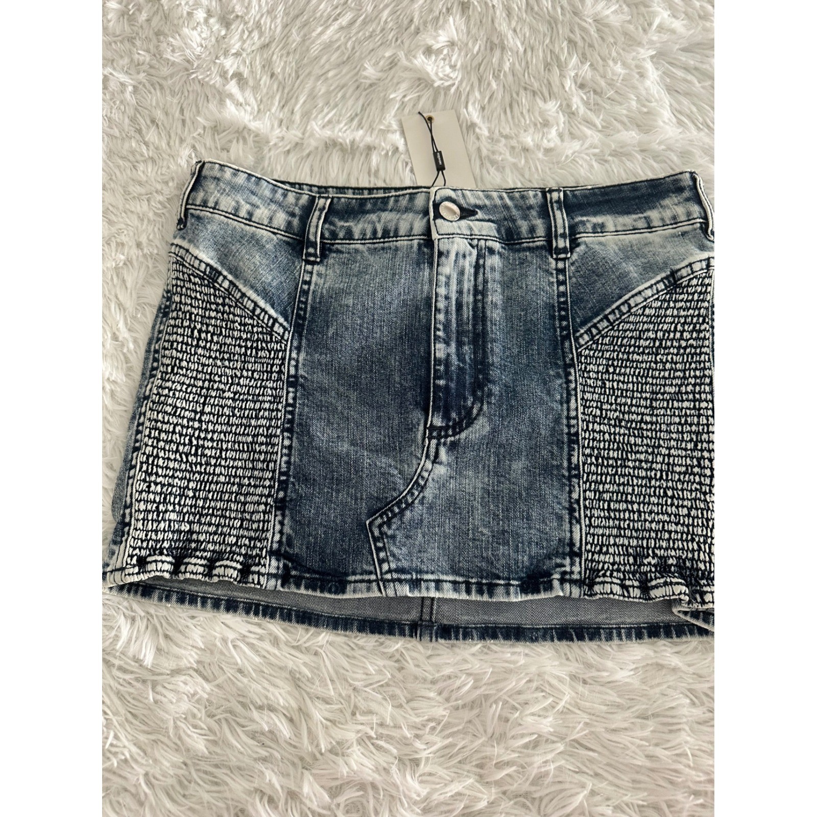 NWT Retrofête Ryder Denim Skirt Sz M Medium