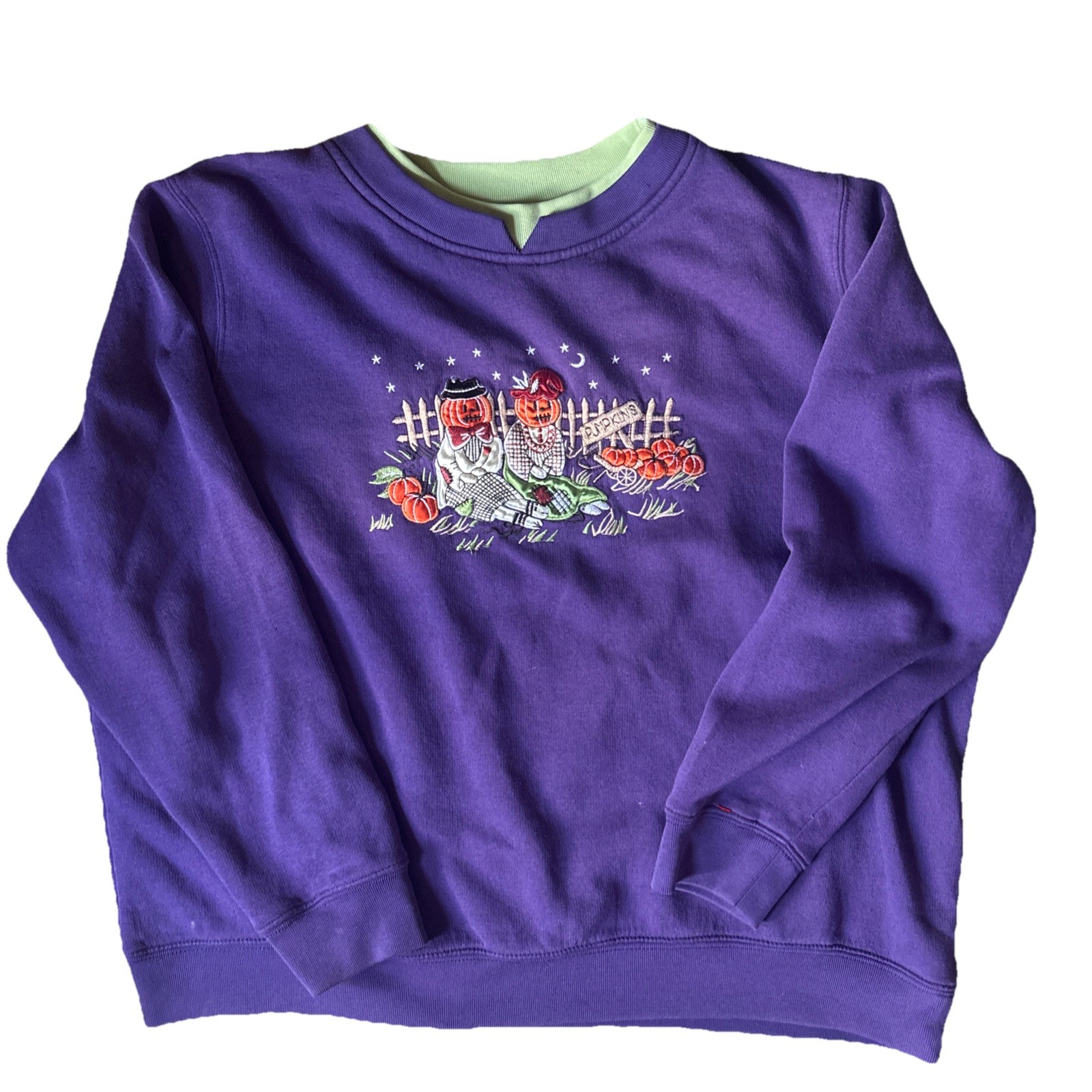 Vtg 90’s Shenanigans Halloween Sweat Shirt. Size Large Women’s Super Cute Print