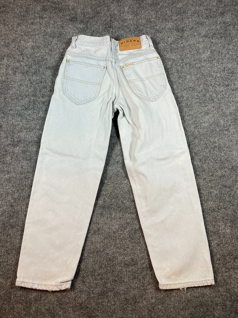 Vintage Denim Riders Jeans Women’s 10 Reg High Rise Mom Straight Leg Light Wash