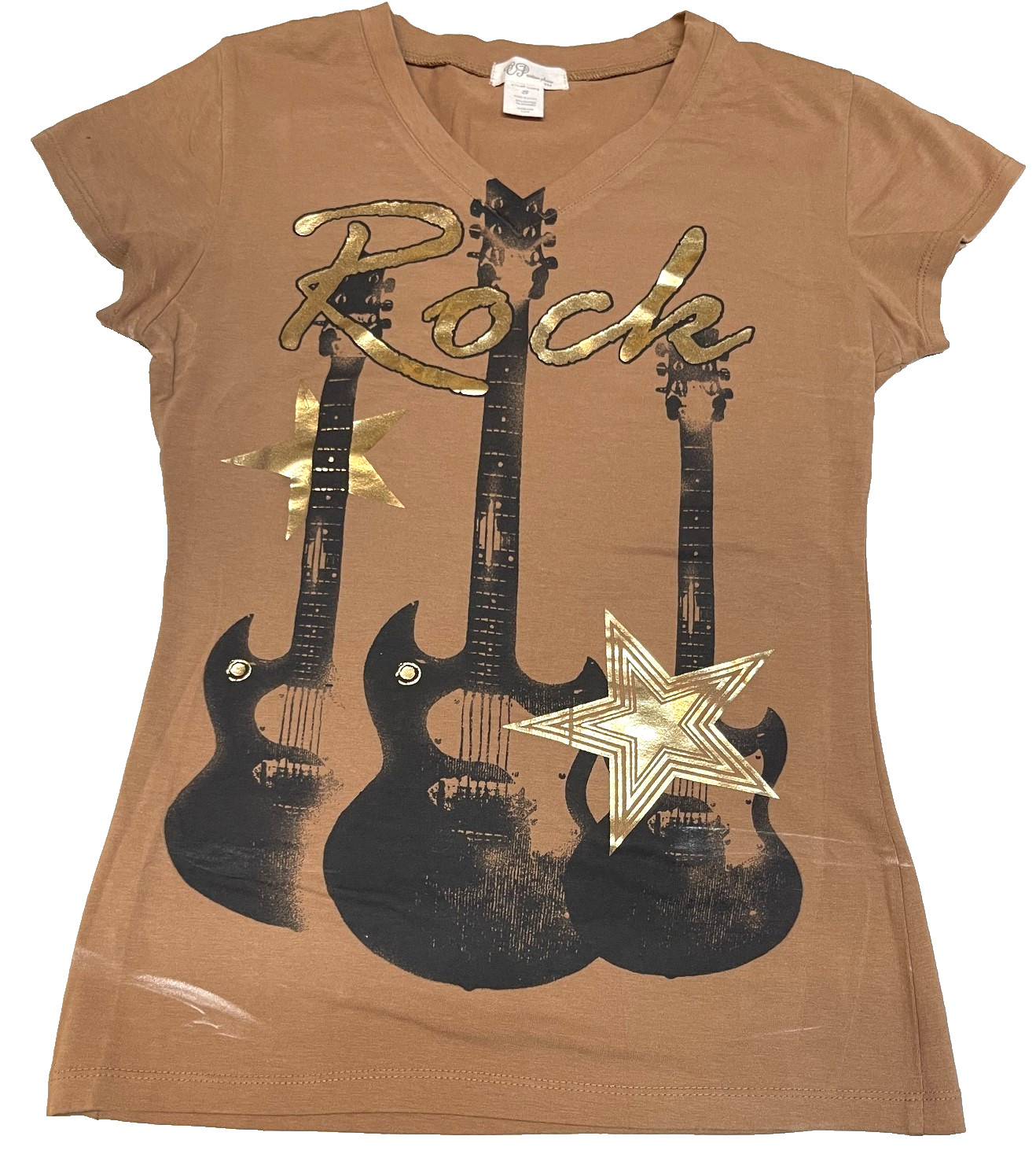 Rock and Roll Graphic T Shirt Vintage Classic by Cotton Phase Size S Ex. Cond.