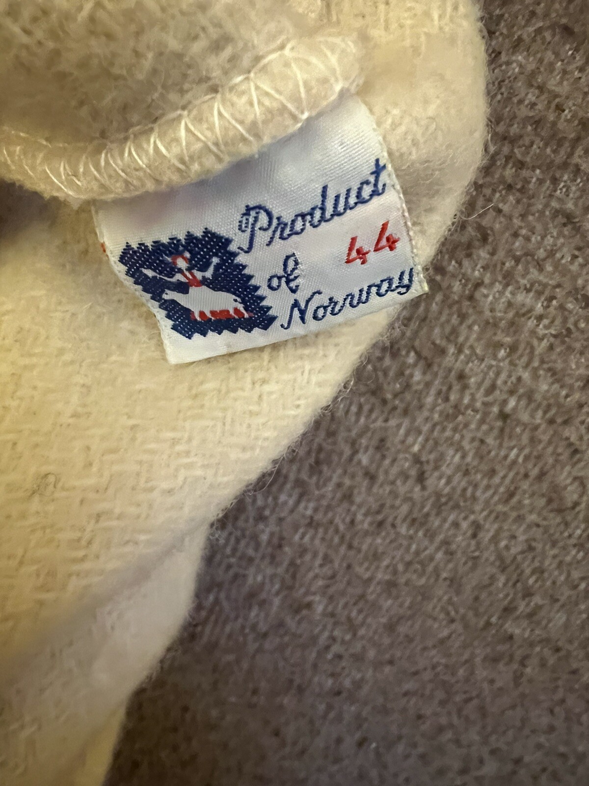 Vintage Firda by Evebofoss Jacket Womens Boiled Wool Nordic Pewter Clasps