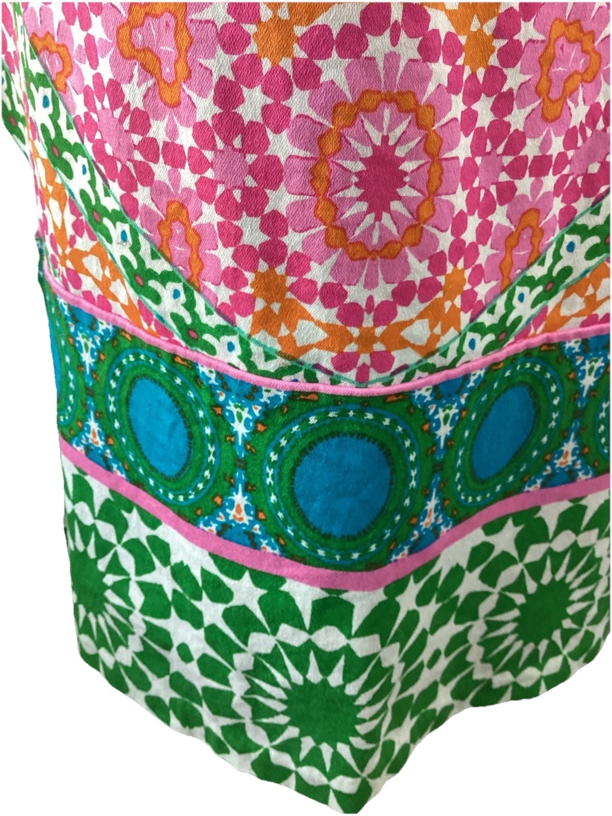 Vintage London Times Mod Psychedelic Fab Sleeveless Dress 4 EUC