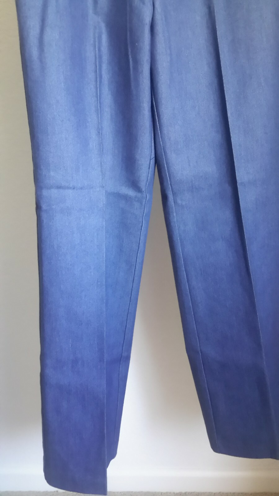 Vintage Ecco Bay Womens Size 13-14 1970s Blue Denim Jeans NWT