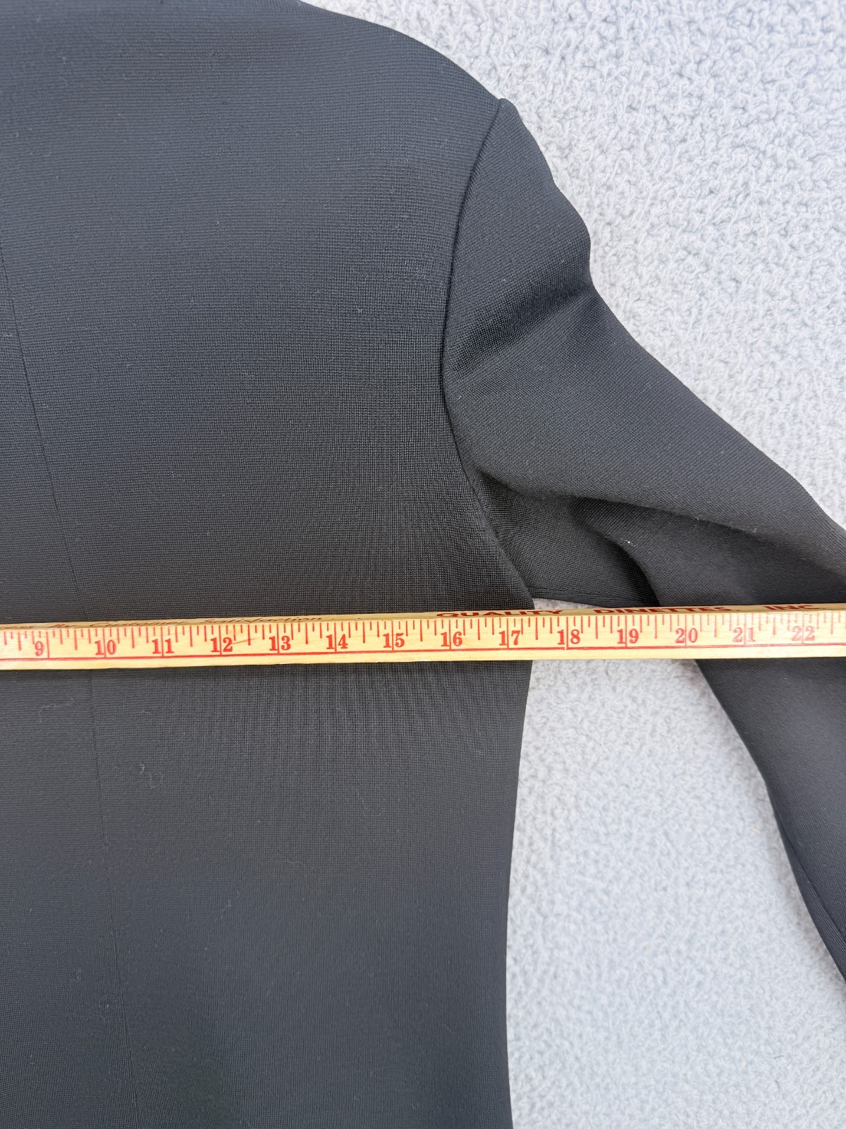 Vtg 1960s Dupont Orlon Kimberly Knit Black Car Coat Size 8