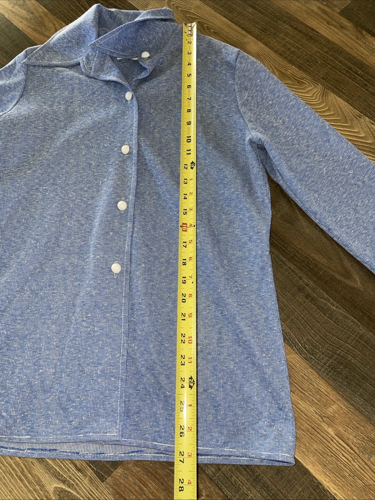 Rhapsody By Glazier Vintage Button Up Shirt Blue Women *Read