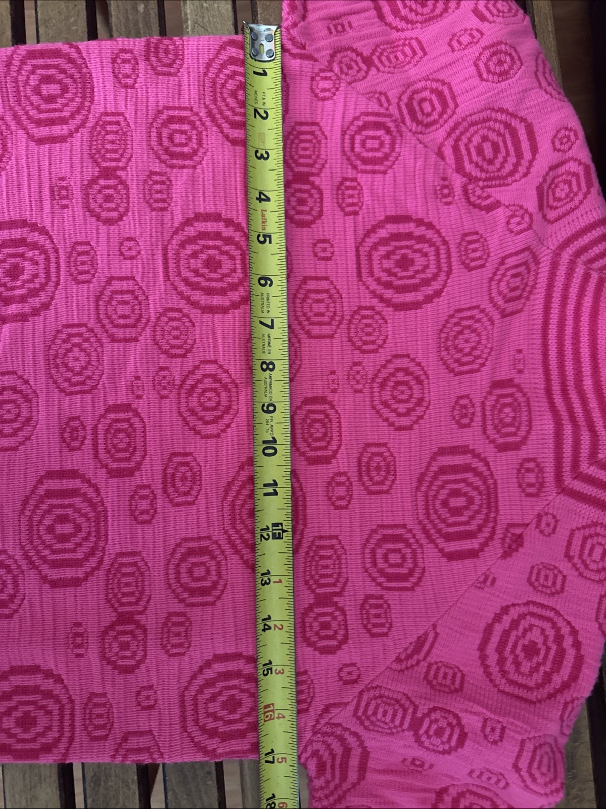 Vintage 70’s Lampl Orlon Acrylic Tunic Mini Hot Pink Sweater Dress S/M