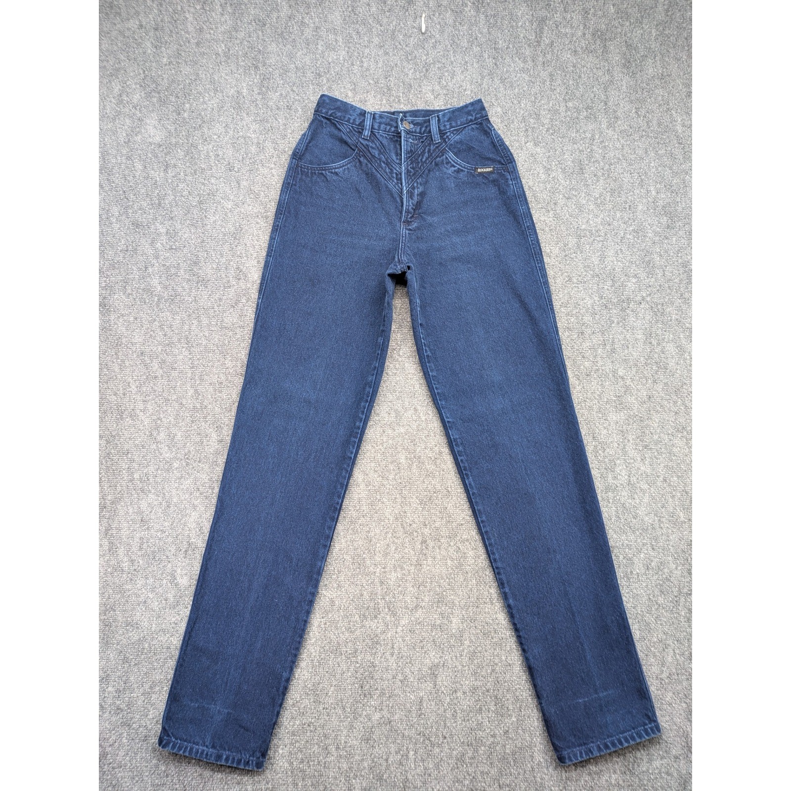 Vintage Rockies Jeans Women’s 9 26×35 High Waist Dark Wash Western Mom Jeans VTG
