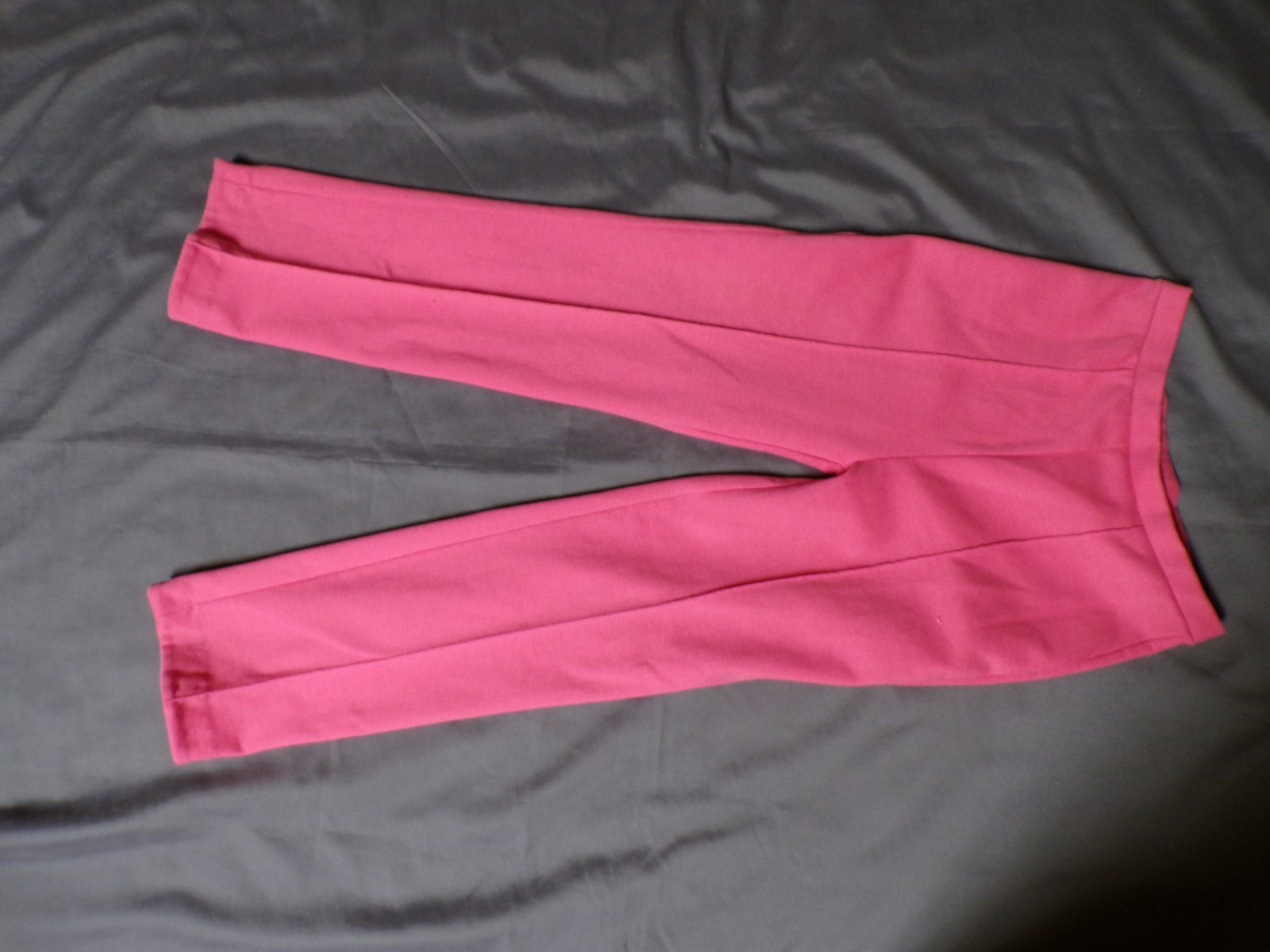 VINTAGE QUEEN CASUALS Pink Poly Cotton Pants Waist 26-30″
