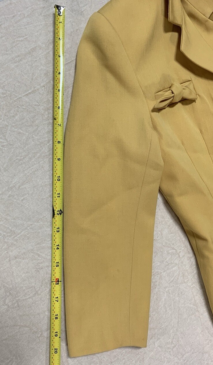 Vintage Woman’s Moschery Yellow Blazer