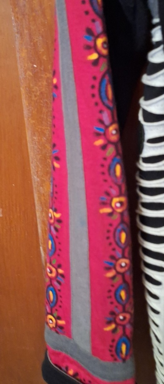 Vintage Y2K Leopards & Roses Boho Cottagecore Dress Art To Wear Asymmetrical