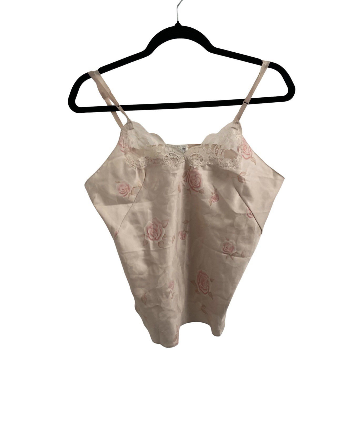 Women’s VTG Sameye Lingerie Nightwear Floral Camisole Top Size M