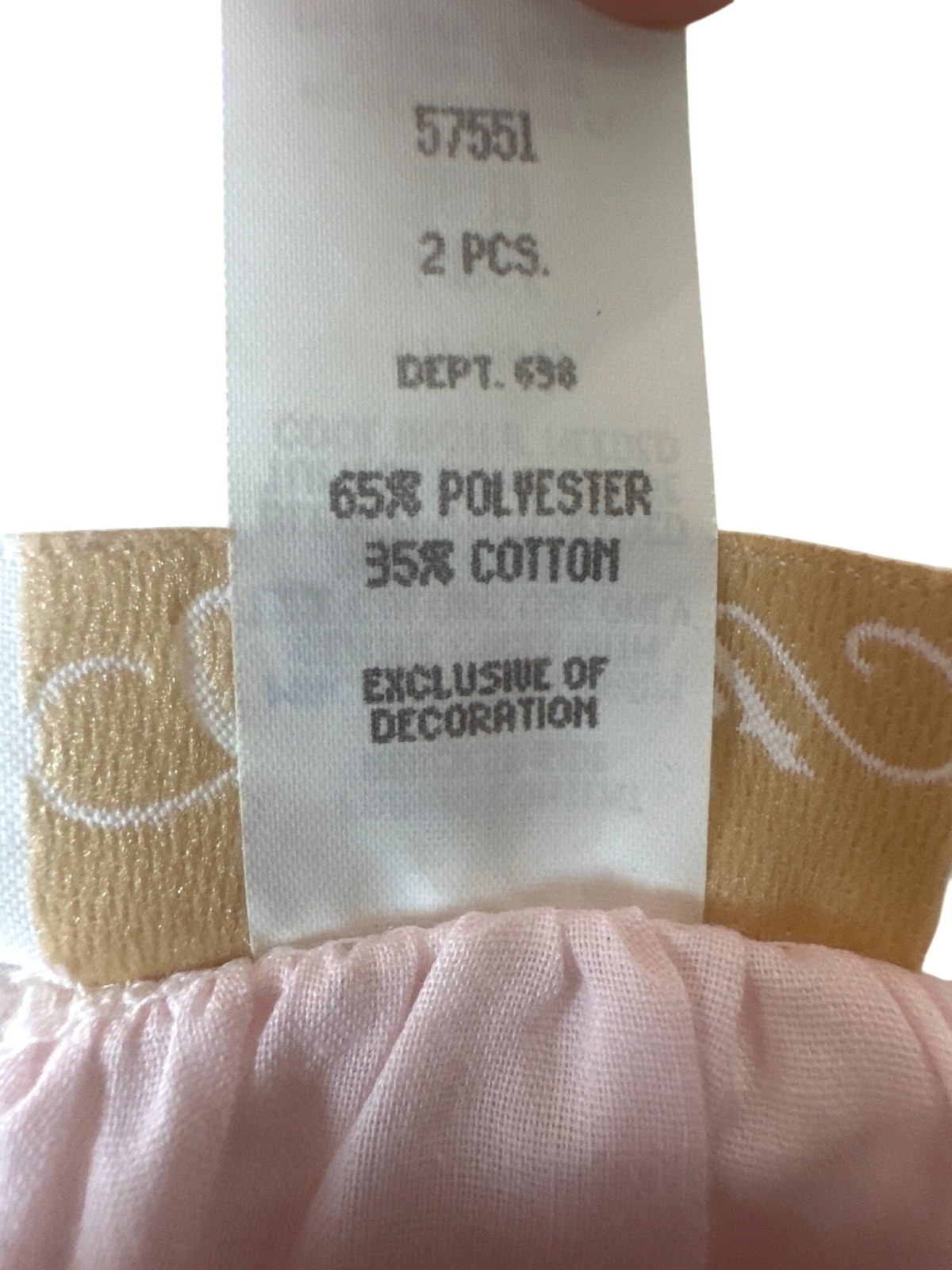 Vintage Cachet Cotton Pink Lace Embroidered Nightgown/Robe Set L 16-18