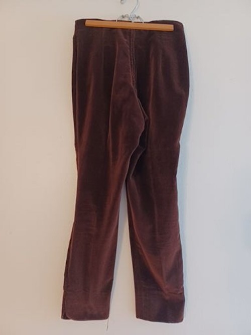 Vintage 60s Malbe Original 2 Pc Size 12 Appliqué Shirt and Slim Ankle Pant Suit