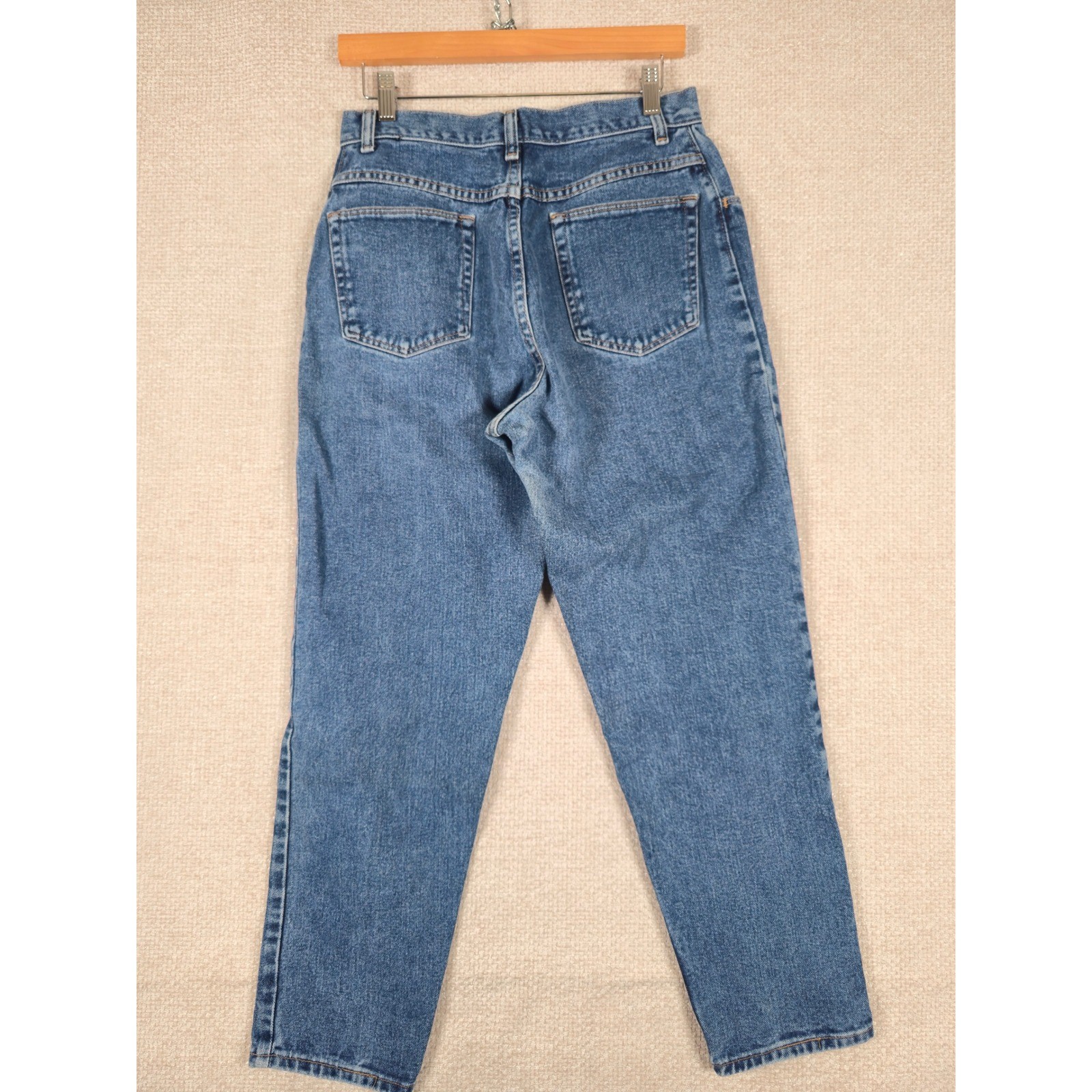 Wrangler for Women Vintage High Waisted Tapered Leg Jeans Medium Wash 30×27