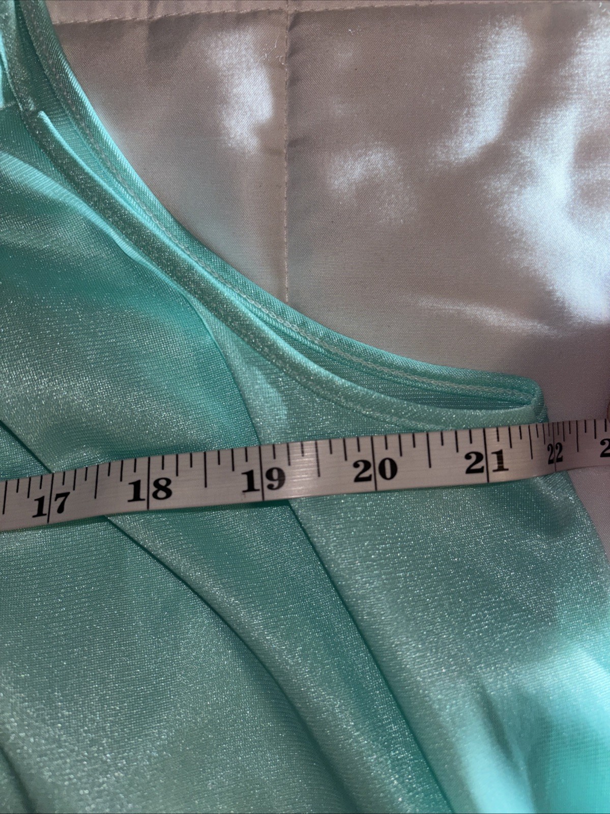 Vintage Just For Women Teal Nightgown Embroidered Long XL 1X