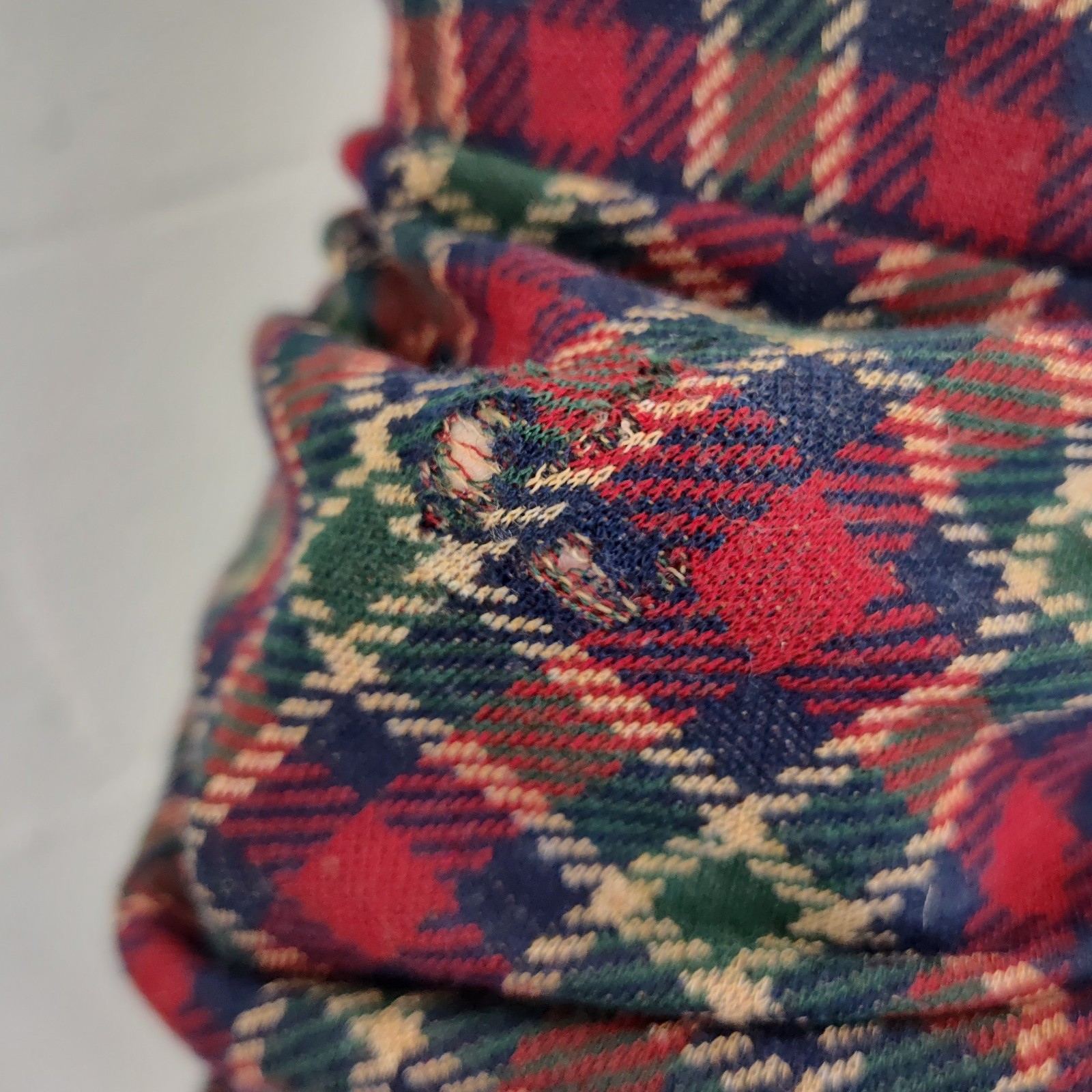 Act III Vintage Red Plaid Skirt & Vest Set Wool Blend M (Marked 14)