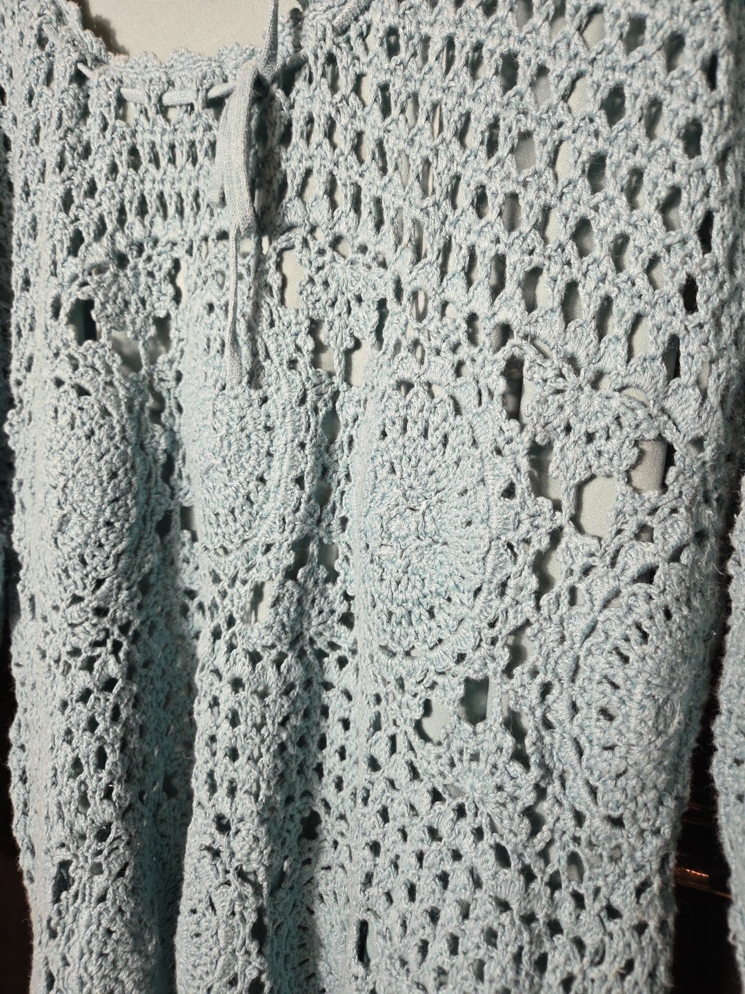 Vintage Roamons Crochet 2x Boho, Cottage Core ,Granny Core, Festival…