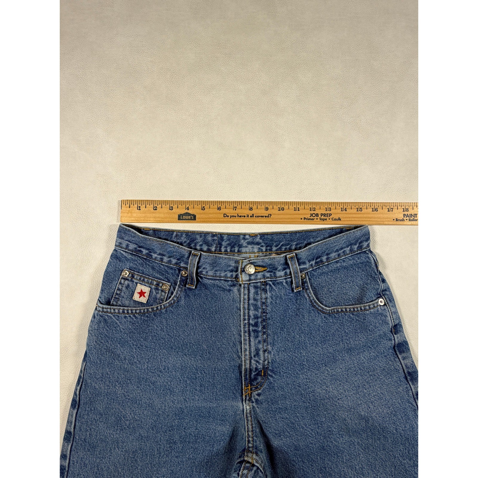 Rockies Vintage High Waisted Relaxed Straight Leg Jeans Womens Size 11 30×32
