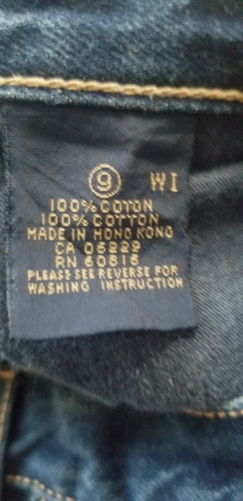 Vintage GLORIA VANDERBILT Jeans 1980’s Size 9 Indigo Denim Straight High Waist
