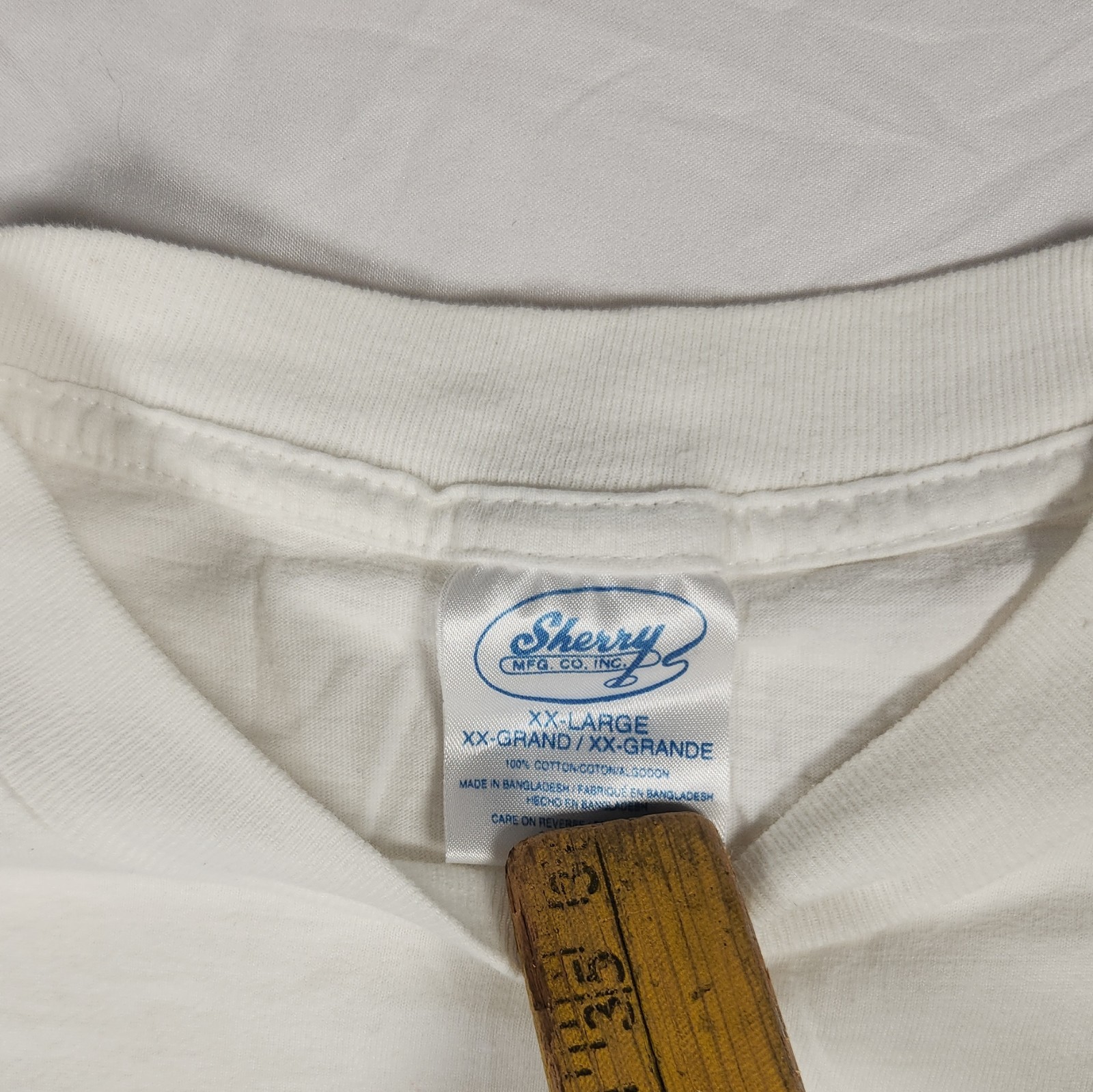 Vintage 90s Biloxi Beach Mississippi T Shirt Sherry XXL 24×25 Ultra Boxy Cream