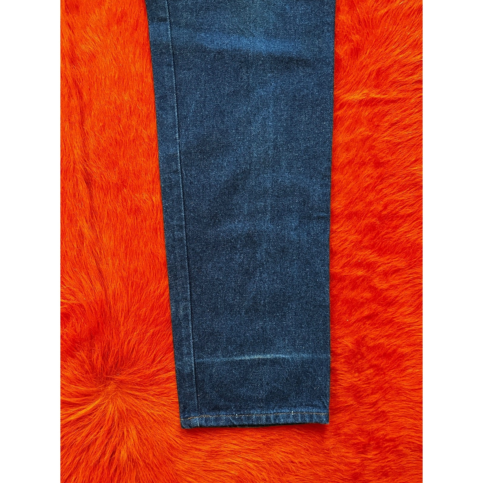 Vintage 70s Rustler Jeans | Dark Wash High Rise Straight Leg Cowboy Fit | W30