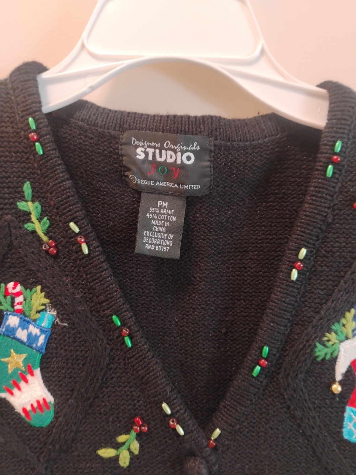 Designers Originals Studio Joy Christmas Sweater Vest Lot Of 3. Size PM. 'Ugly’