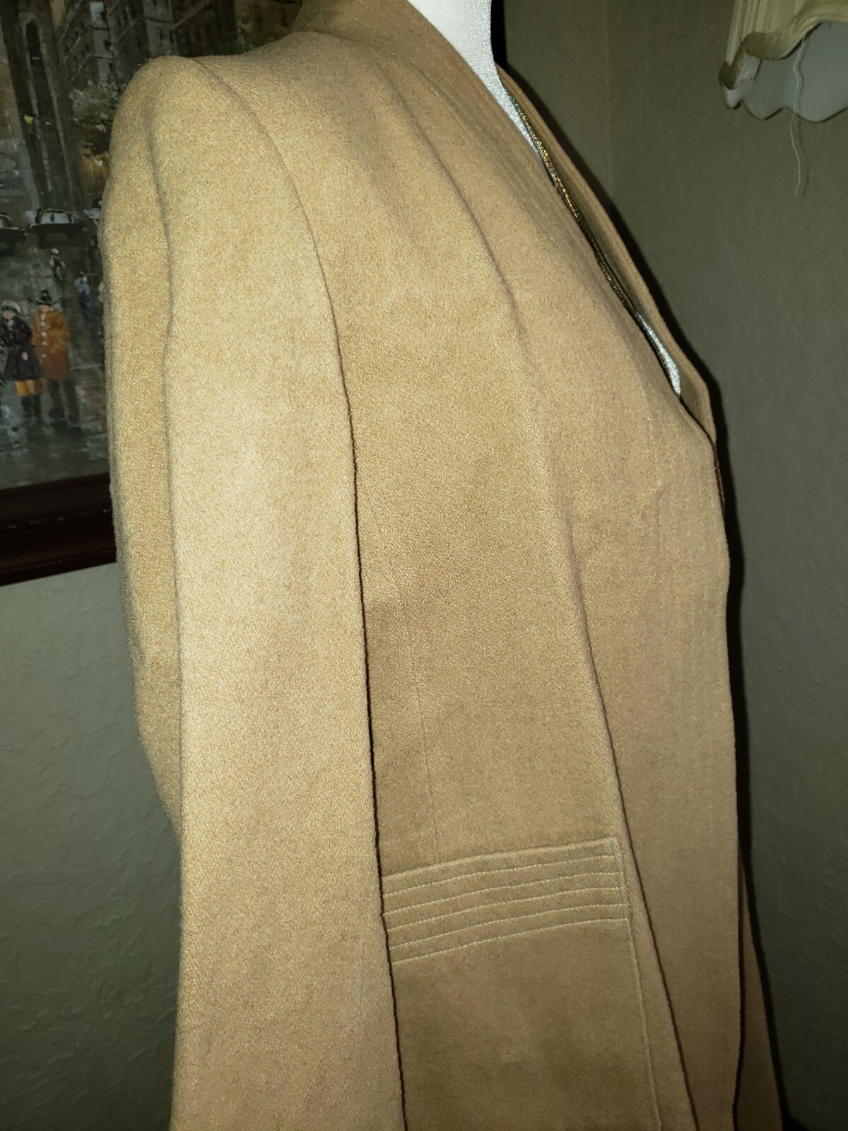 Vintage Coat and Skirt set Camel Hair 40’s/50’s