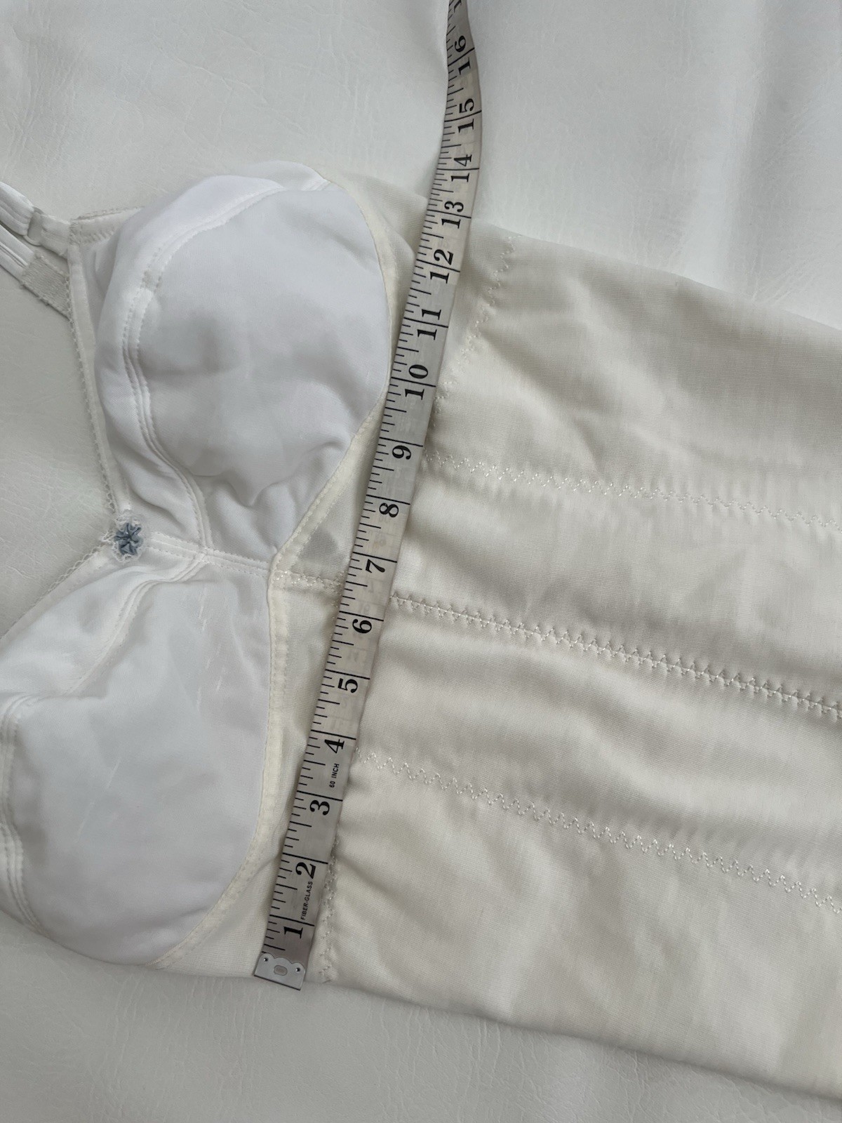 Subtract Vintage Ivory All In One Shapewear Bodysuit 38C Union Label Cottagecore