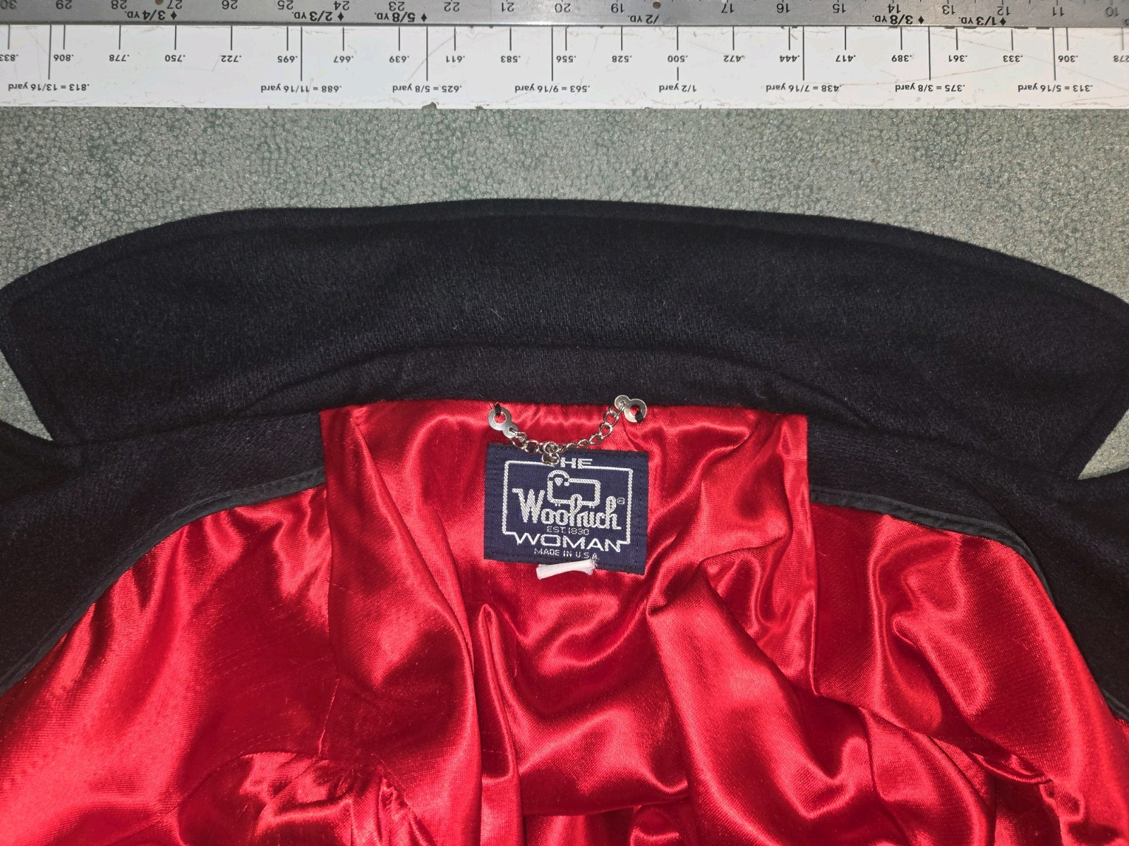 Woolrich Vintage Wool Blend Women Peacoat Size L