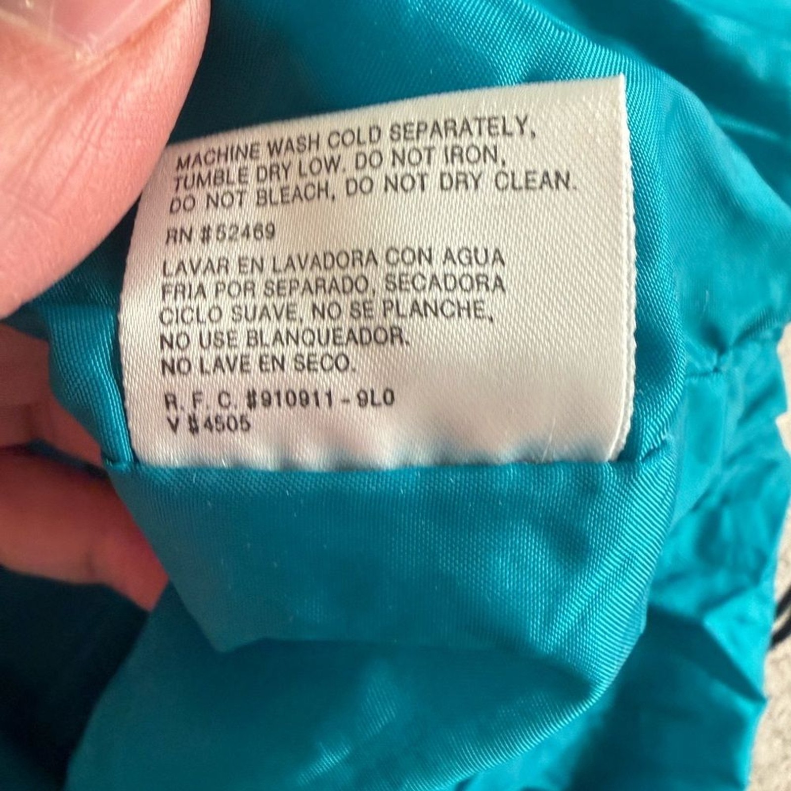 Vintage 1980s Out Brook Colorblock Windbreaker Jacket Hooded | Teal Purple Navy