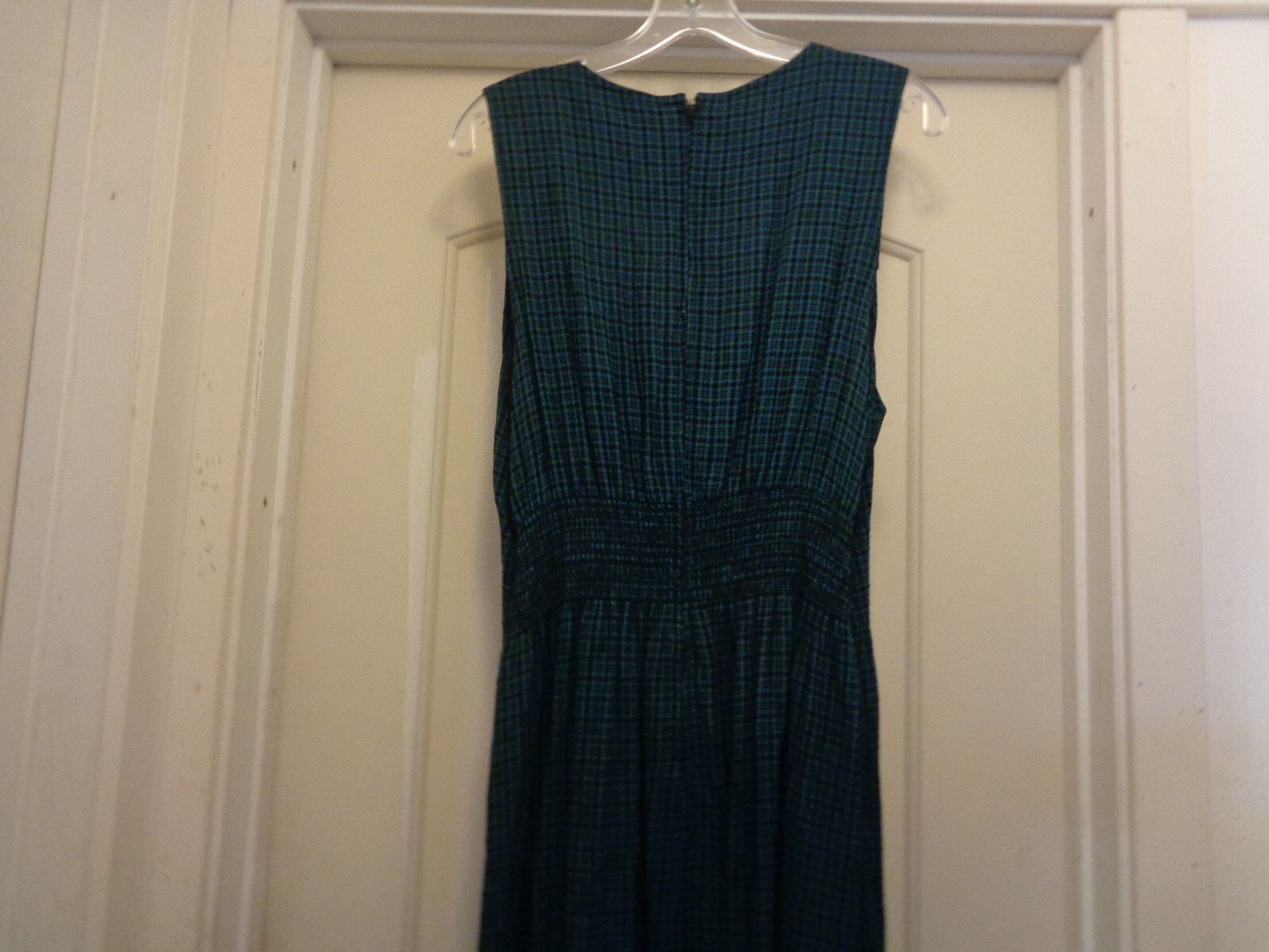 VINTAGE SCHOOLGIRL KAWAII 90S MAXI PLAID JUMPER DRESS 10