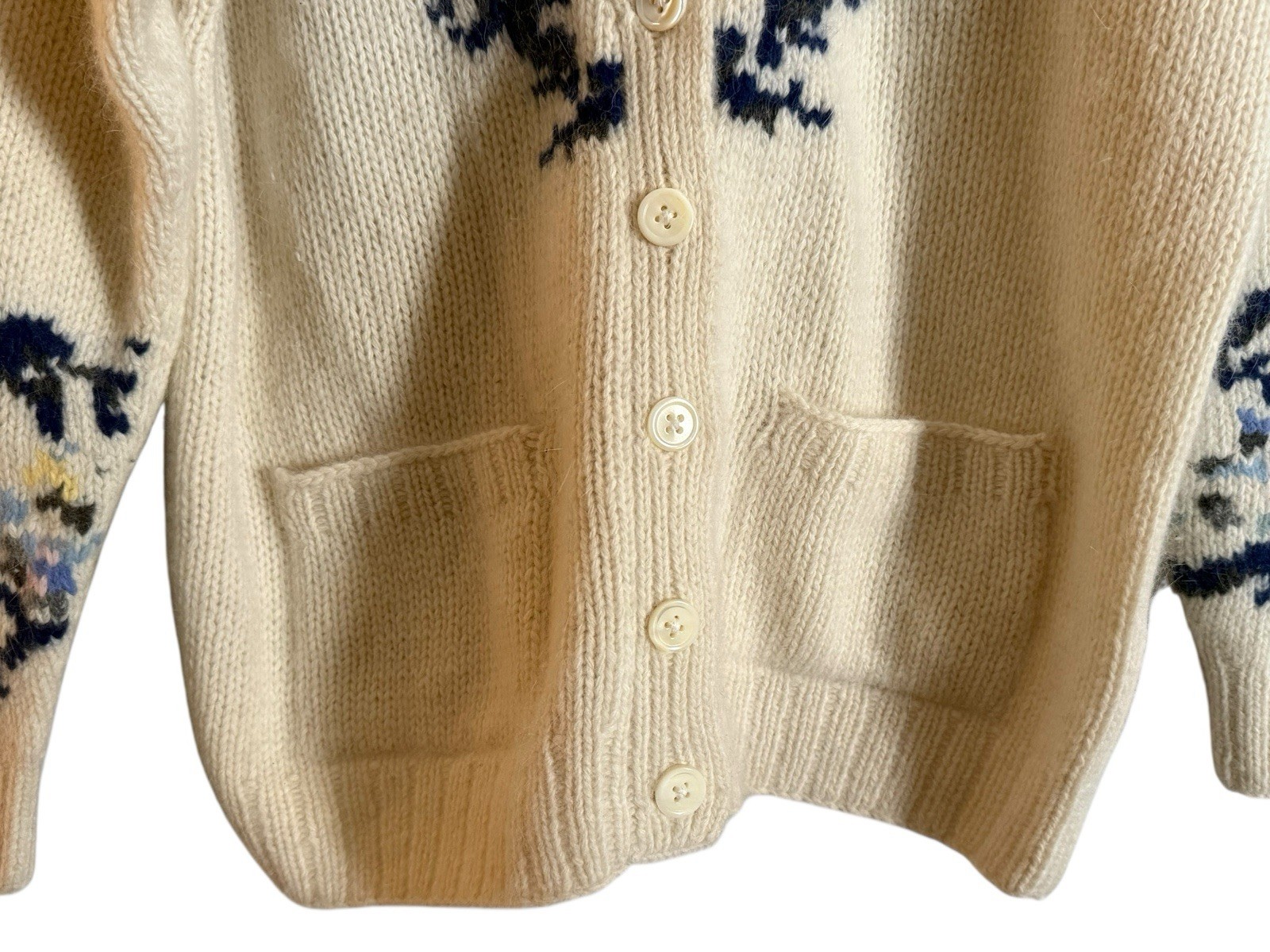 VTG Geoffrey Alexander Private Agenda Lambs Wool Angora Cottagecore Large EUC